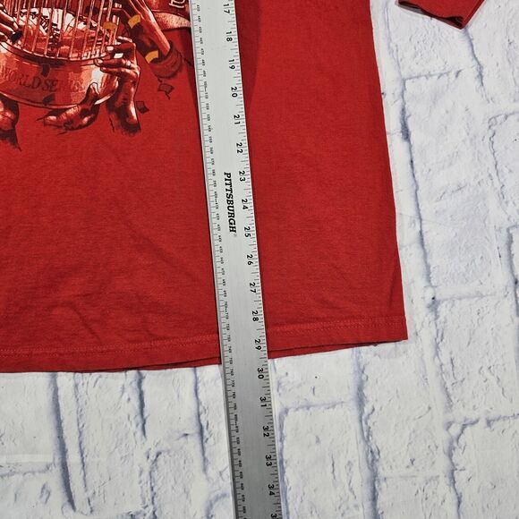 MLB Cardinals 2006 World Series Champions MENS SZ L Official Parade T Shirt - Picture 2 of 9